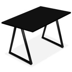 Mesa de Cozinha Jantar Escritório Home Office Mirage Tampo 100cm x 60c