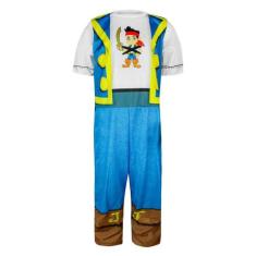 Fantasia Pirata Jack e Os Piratas Infantil Macacão Longo P 2 - 4 - Fan