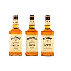 Kit Whiskey Jack Daniel's Tennessee Honey 1L 3 unidades