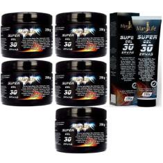Kit 5 Super Gel 30 Ervas 250g  + 1 Super Gel 30 Ervas 150g - Bio Insti