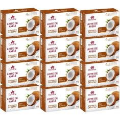 12UN Sabonete Vegetal Leite De Aveia Oleo De Coco 90g Davene