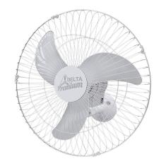 Ventilador De Parede Venti-Delta Premium 60cm Branco / Cromado Bivolt