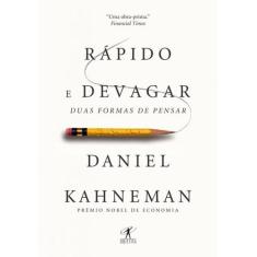 Livro Rápido e Devagar Duas Formas de Pensar Daniel Kahneman, 3
