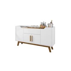 Aparador Buffet Future Branco/Cinamomo - Bechara Móveis