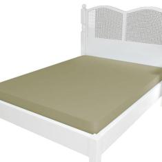 Lencol Micropercal 300 Fios Avulso Elastico Solteiro Avelã - Lux Enxov