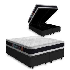 Cama Box com Colchão de Espuma D33 Pillow Top Comfort Luxo Casal 138 c