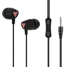 Fone de Ouvido P2 com Microfone OEX FN200 Preto e Rosa-Unissex