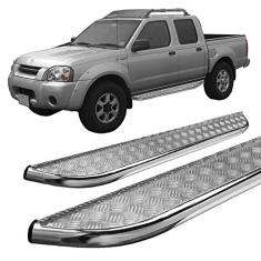 Estribo Frontier ate 2007 chapa de aço Cromado