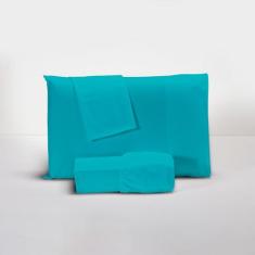 Jogo de Cama 400 Fios Percal Liso Clean Toque 100% Suave - DECORALAR, 