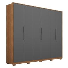 Guarda Roupa Casal Atrice 6 Portas com Pés - Demartêz