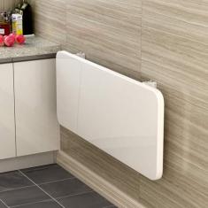 Mesa de computador montada na parede para pequenos espaços, mesa dobrável de parede simples, branca, 50 cm, 70 cm, 90 cm, 100 cm, 120 cm para cozinha doméstica, escritório, sala de jantar, sala de