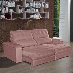 Sofá 5 Lugares 2,90m Retrátil e Reclinável Girona Bom Pastor