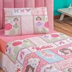 Jogo De Lençol Solteiro 3 Peças Toque Macio Bouti Kids - Linda Casa, B