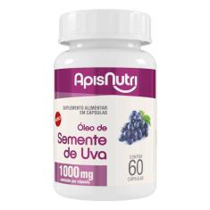 Óleo De Semente De Uva Apisnutri 1000Mg 60 Cápsulas