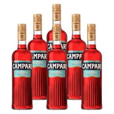 Aperitivo Campari Bitter 748ml 6 Unidades