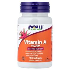 Vitamina A 10.000 IU - 100 Softgel - Now Foods