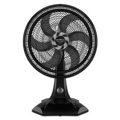 Ventilador de Mesa Britânia 60W Hélice 30cm 6 Pás 3 Velocidades Preto BVT301