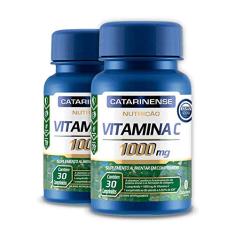 Kit 2 Vitamina C 1000mg Catarinense Pharma 30 Cápsulas