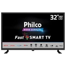 Smart TV LED 32" HD Philco PTV32D10N5SKH com Dolby Audio, Midiacast e Processador Quad-core
