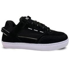 Tênis Tesla Coil Refletivo Skate 31901 Black Reflect-Unissex