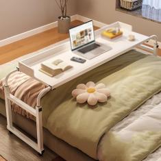 SilteD Sobre a cama, mesa com rodas, mesa sobre a cama, mesa sobre a cama king size, escrivaninha sobre a cama, mesa sobre a cama com rodas, altura ajustável, mesa móvel transversal, adequada para