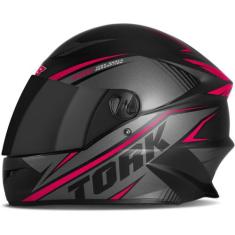 Capacete Fechado Motociclista R8 Viseira Fumê Esportivo Pro Tork Origi