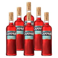 Aperitivo Campari Bitter Milano 748ml 6 Unidades