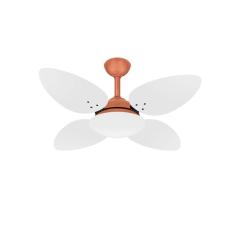 Ventilador De Teto Cobre Pétalo 4 Pás Silencioso Ventax 110V