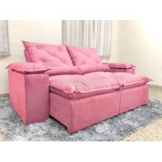 Sofá 3 e 4 Lugares Retrátil e Reclinável 2,30 Metros Alpoim Estofados 
