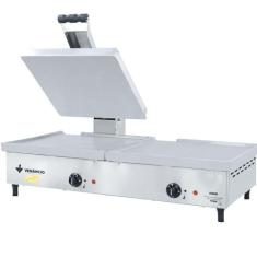 Sanduicheira Conjugada Elétrica de Alumínio Venâncio 90cm, 110V