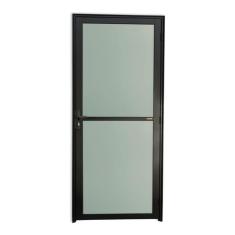 Porta Vidrão Super 25 Vidro Boreal 210cm X 80cm Brimak Abertura Esquer
