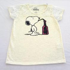 Camiseta Ellus Kids Snoopy Det Renda 04Kd192 