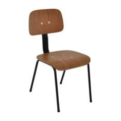 Cadeira Secretária Base Fixa Linha Madeira - Design Office