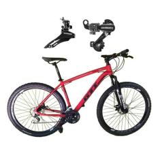 Bicicleta Aro 29 Gti Roma Alumínio 24v Câmbios Shimano Garfo Suspensão