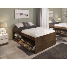 Cama Sapateira Vanessa Casal Malbec Framar