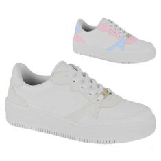 Tênis Feminino Casual Dia a Dia Logo Metalizado Vizzano 1389.101-Feminino