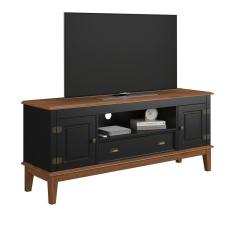 Rack 2 Portas E 1 Gaveta Preto