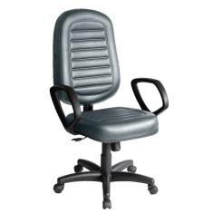 Cadeira Presidente para Escritório Linha Blenda Cinza