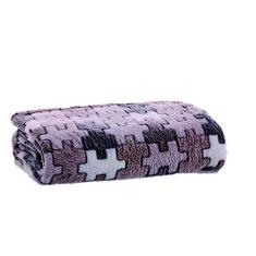 Manta Casal Flannel Sollievo Com Relevo Jolitex Puzzle