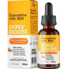 Curcumina + Vitamina A D3 K2 Mk7 Easy Boost Laranja 30ml