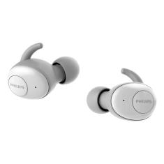 Fone de Ouvido Bluetooth Earbud Philips Upbeat SHB2505WT - Microfone - Case Carregador - Branco