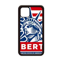 Capa com bandeira americana com estampa de estátua da liberdade para iPhone 11 Pro Max para capa de celular da Apple