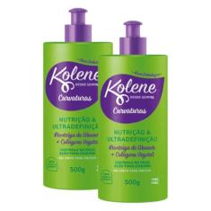 Kit com 2 Gel Creme para Pentear Kolene Curvaturas 500ml