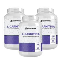 Suplemento L-Carnitina 500mg New Nutrition - 120 Caps