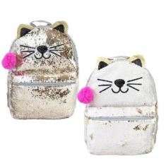 Clio Style Mochila Paetê Gato