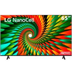 Smart Tv 65 4K LG Nanocell Bluetooth Thinq Ai Alexa Google Assistente Airplay 3 Hdmis Preto Bivolt 65nano77sra