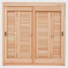 Janela Pantográfica Lisa Je121 Esel 100x120x14cm