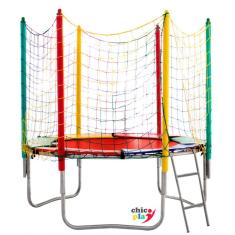 Cama Elástica 1,83m Chicoplay Lona Vermelha Nacional