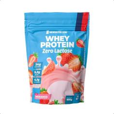 Whey  Zero Lactose 900g- New Nutrition, Morango