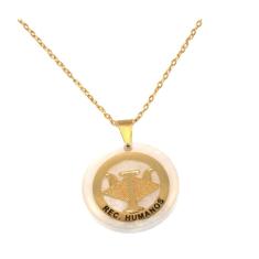 Colar Cordão Profissão Recursos Humanos Folheado 18k